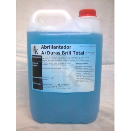 ABRILLANTADOR LAVAVA AGUAS DURAS BRILLO TOTAL 10L