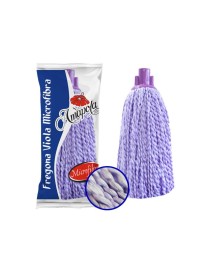 FREGONA MICROFIBRA BICOLOR ROJO/BLANCO 170G