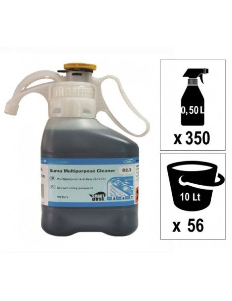 SUMA MULTIPURPOSE CLEANER DETERGENTE MULTIUSOS PARA COCINA 2X1.4LT