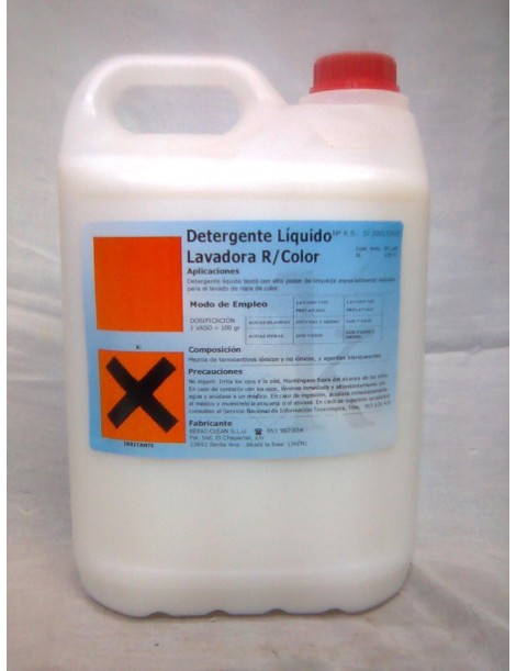 DETERGENTE LIQUIDO LAVADORA R/COLOR 5LT