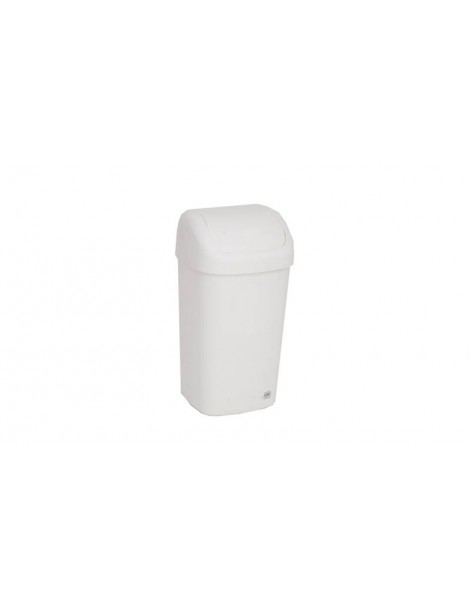 PAPELERA BLANCA BASCULANTE 10LT