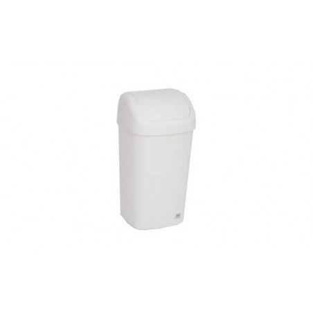 PAPELERA BLANCA BASCULANTE  50LT